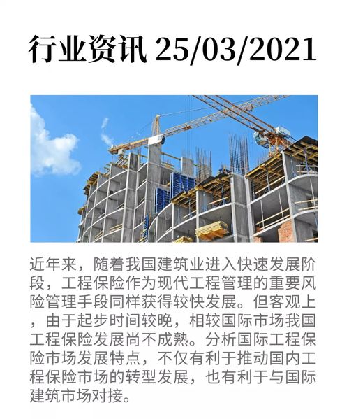 工程保险产品 服务和再保险 国际市场vs国内市场 工保科技